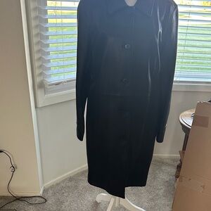 111 state  Vintage Classic Black Leather Women's Jacket